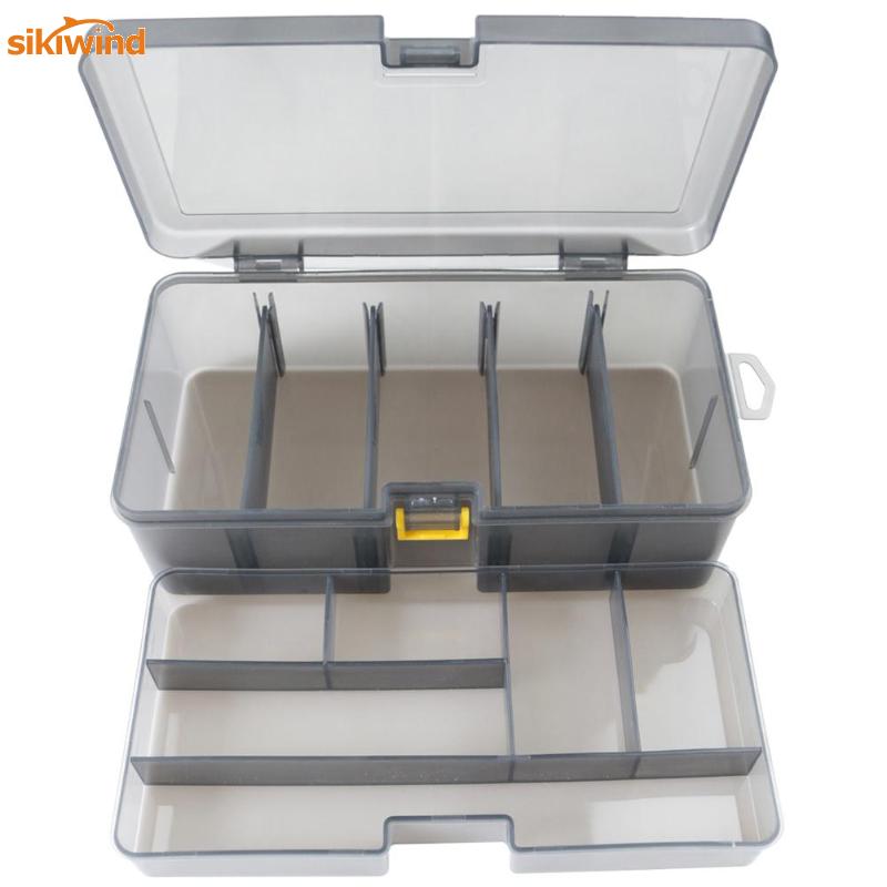 Dual Layer/ Single Layer Fishing Tackle Box