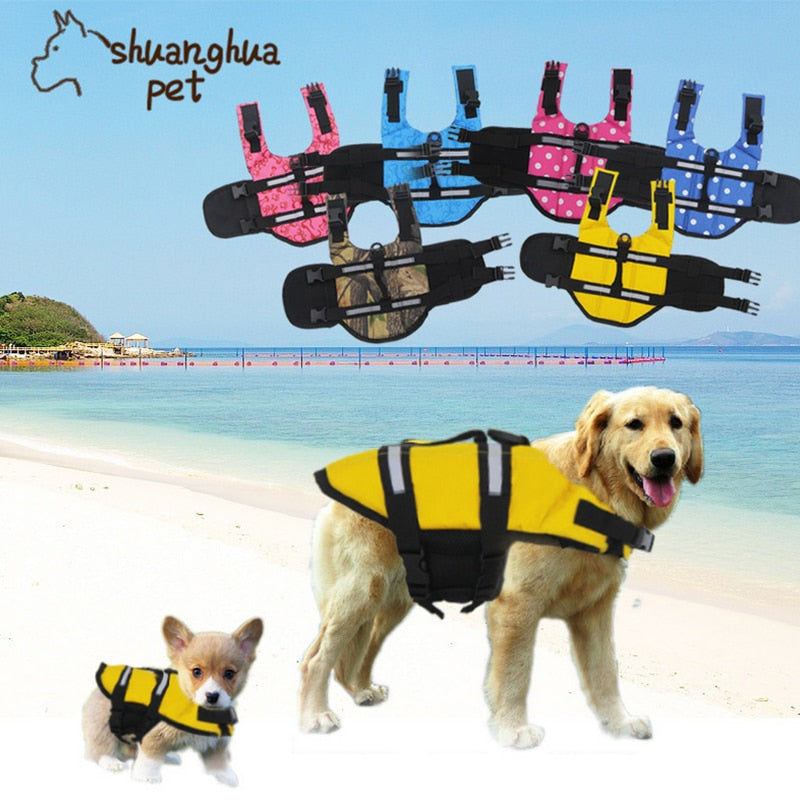 Hot  Dog Life Jacket Reflective Lifesaver Floating Vest Adjustable