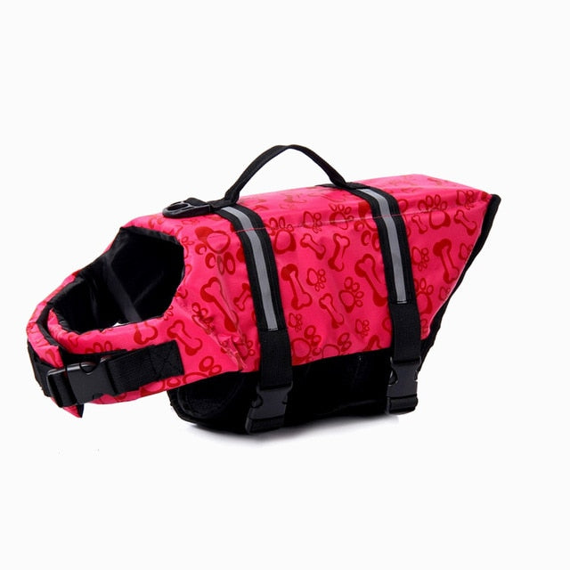 Hot Dog Life Jacket Reflective Lifesaver Floating Vest Adjustable