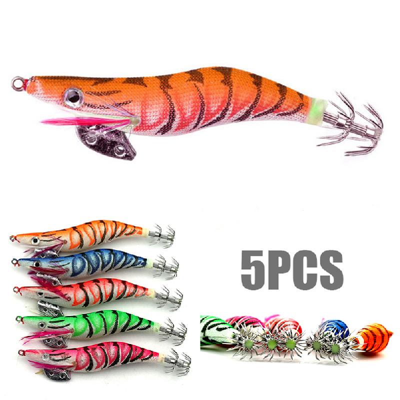 Fishing Lure 5PCS/11cm Luminous Squid Jig