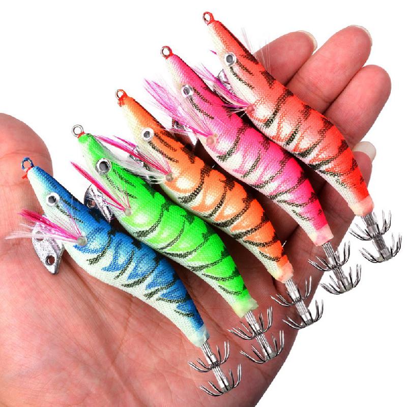 Fishing Lure 5PCS/11cm Luminous Squid Jig