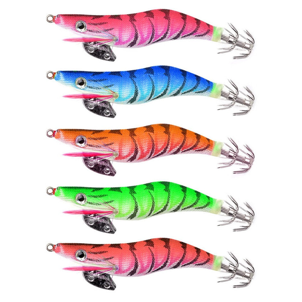 Fishing Lure 5PCS/11cm Luminous Squid Jig