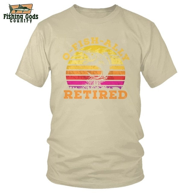 Funny Retirement Fishing Tee