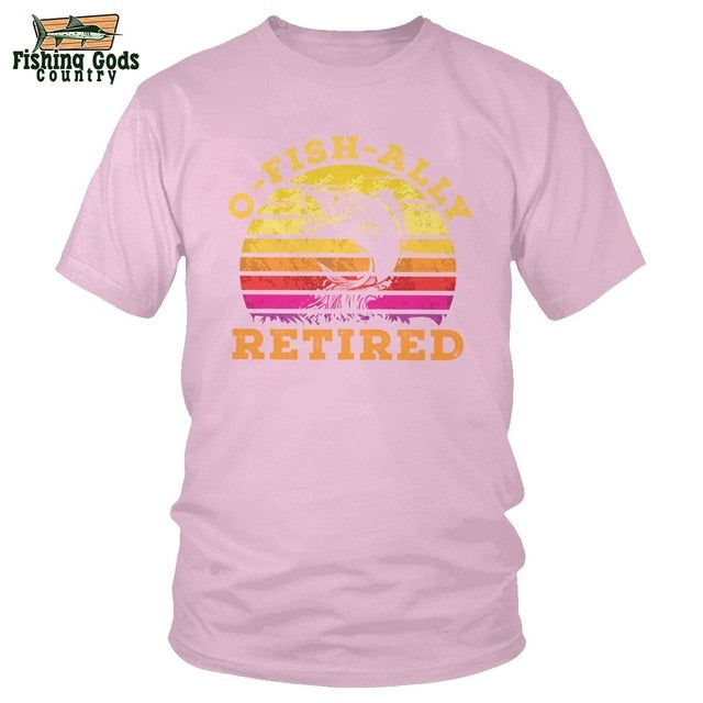 Funny Retirement Fishing Tee