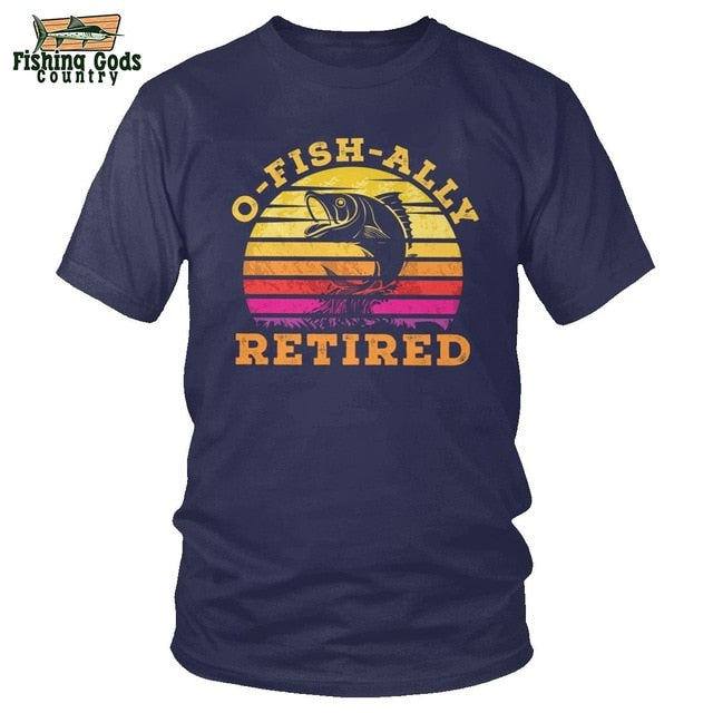 Funny Retirement Fishing Tee