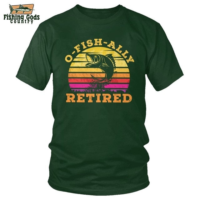 Funny Retirement Fishing Tee