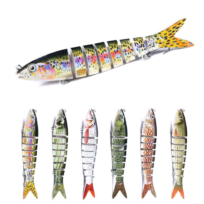 Multi-section Fish #6 Hook Fake Lure