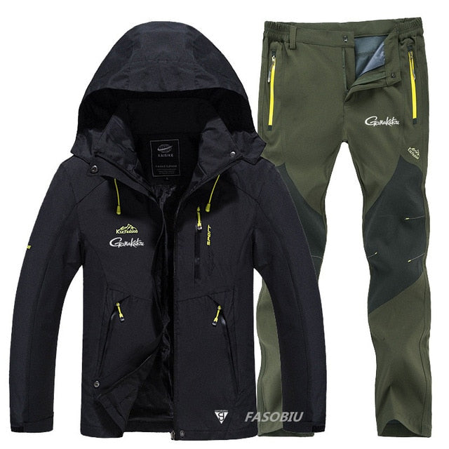 2022 New Winter Keep Warm Men Fishing Suit Breathable Fishing Jacket