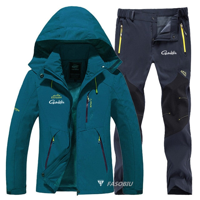 2022 New Winter Keep Warm Men Fishing Suit Breathable Fishing Jacket