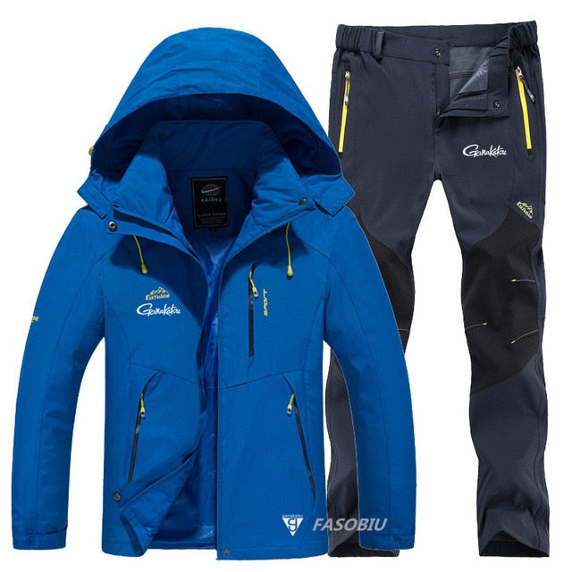 2022 New Winter Keep Warm Men Fishing Suit Breathable Fishing Jacket