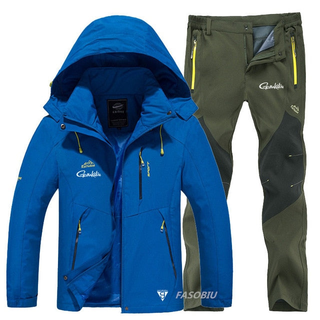 2022 New Winter Keep Warm Men Fishing Suit Breathable Fishing Jacket