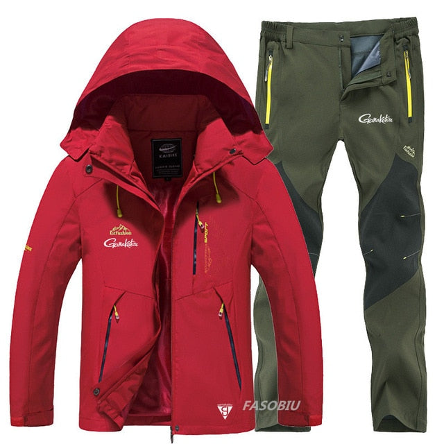 2022 New Winter Keep Warm Men Fishing Suit Breathable Fishing Jacket