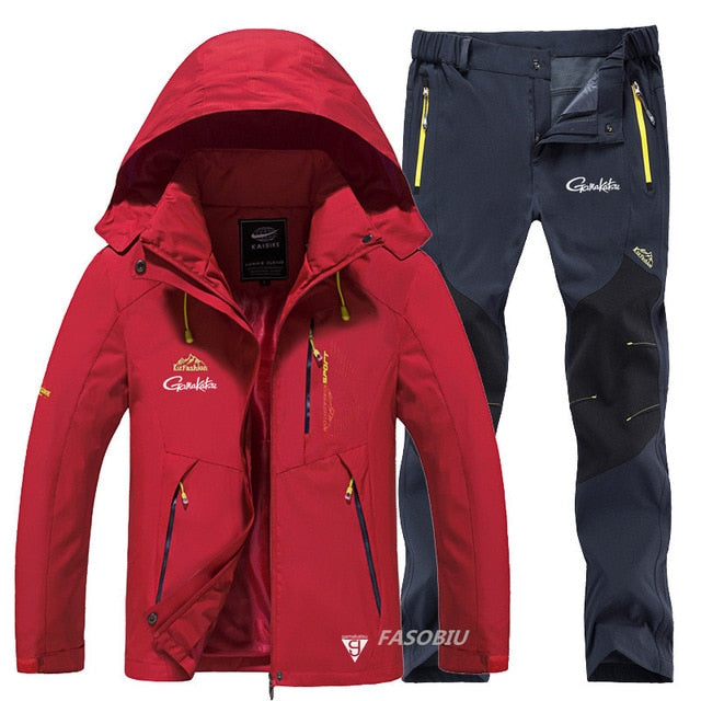 2022 New Winter Keep Warm Men Fishing Suit Breathable Fishing Jacket