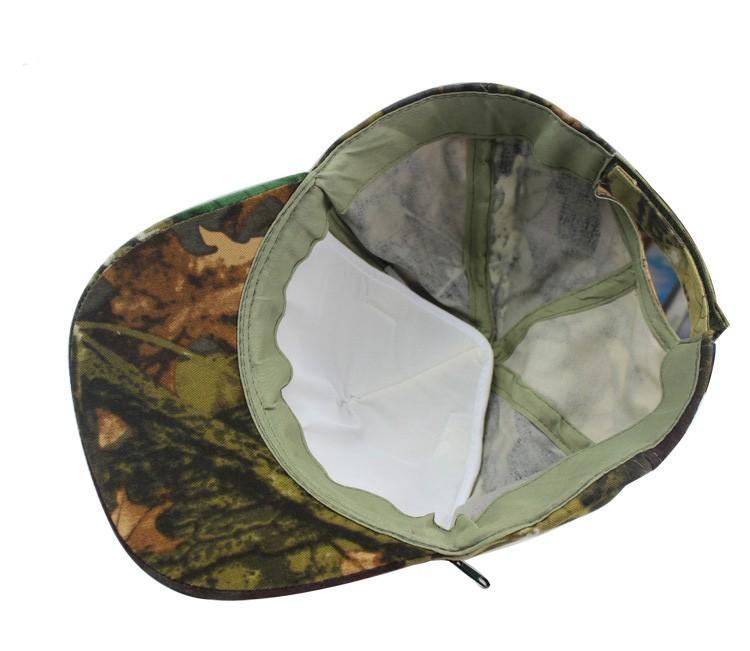 Camouflage Fishing Hat With Built-In Head Lamp