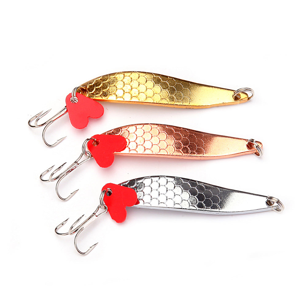 3PCS/Set Spoon Fishing Lure  crankbait