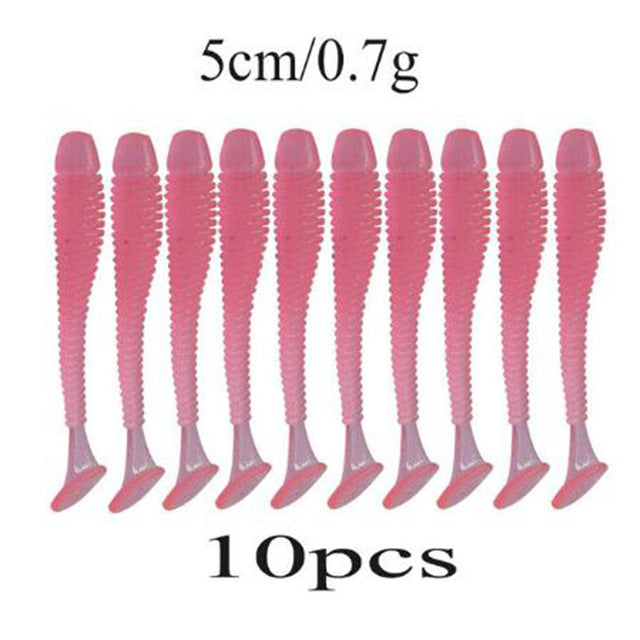 Silicone Bait Worms Fishing Lure