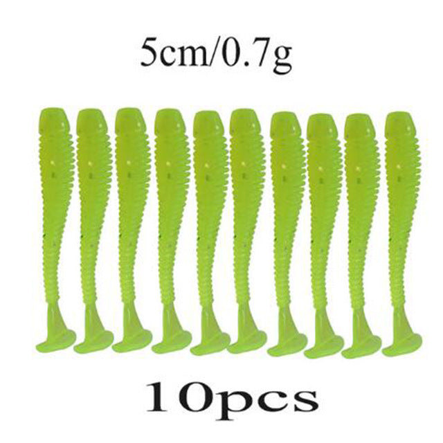 Silicone Bait Worms Fishing Lure