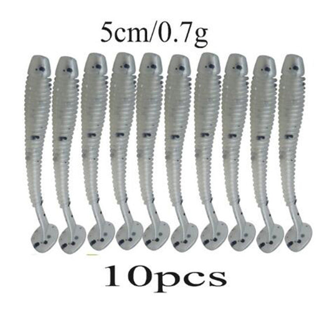 Silicone Bait Worms Fishing Lure