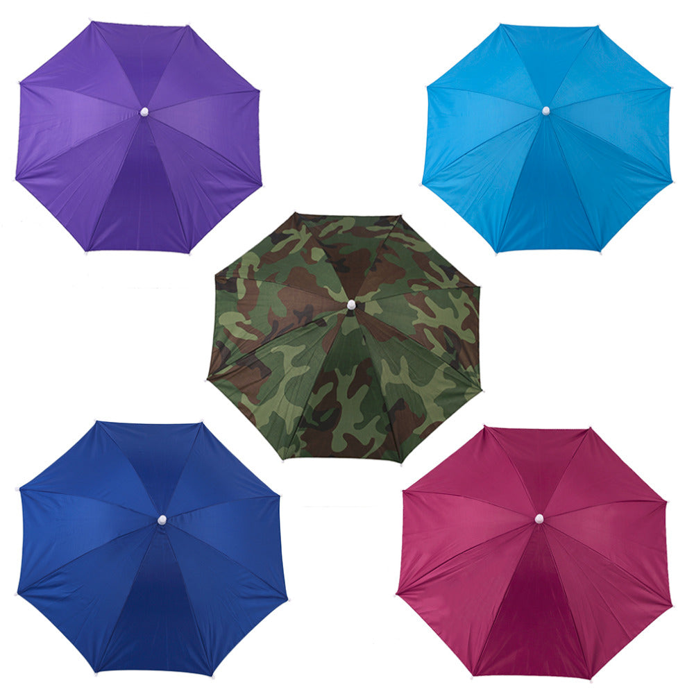 Folding Umbrella Fishing Hat
