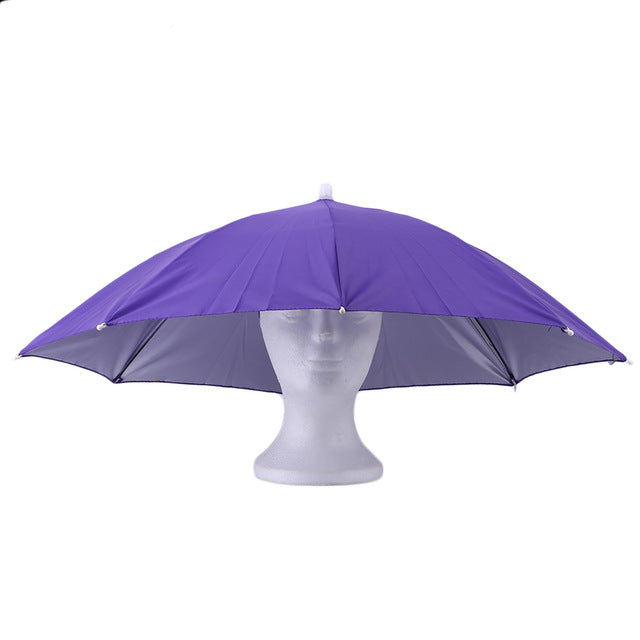 Folding Umbrella Fishing Hat