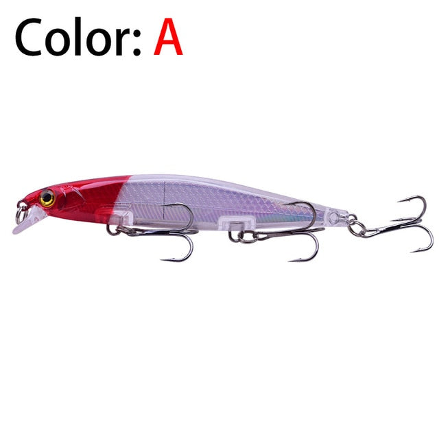 1PCS 3D Eyes Minnow Fishing Lure