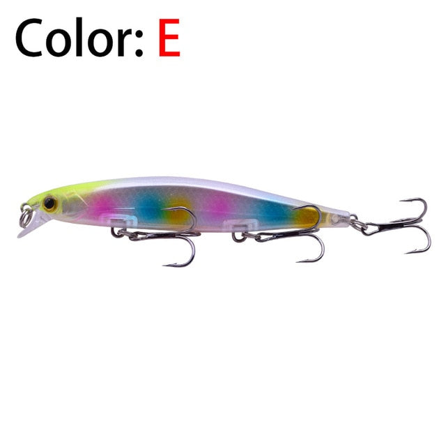 1PCS 3D Eyes Minnow Fishing Lure