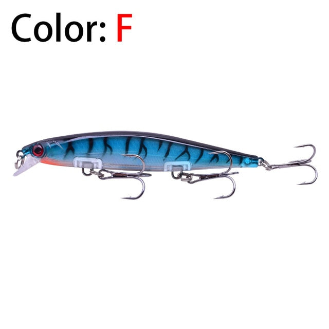 1PCS 3D Eyes Minnow Fishing Lure