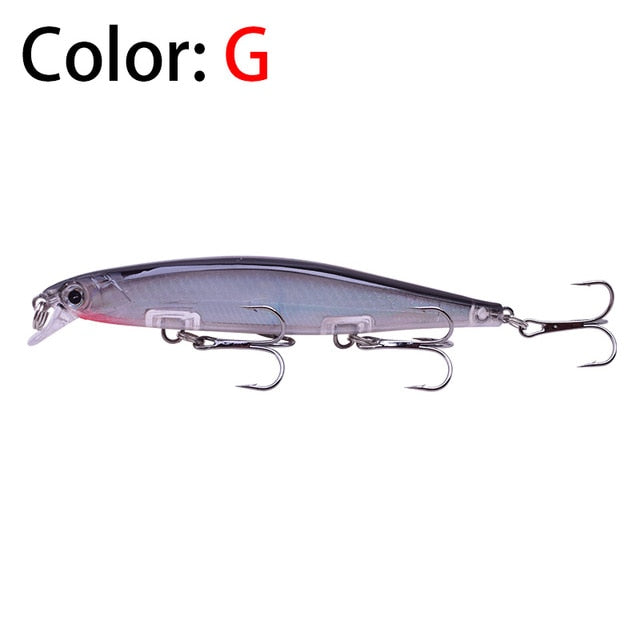 1PCS 3D Eyes Minnow Fishing Lure