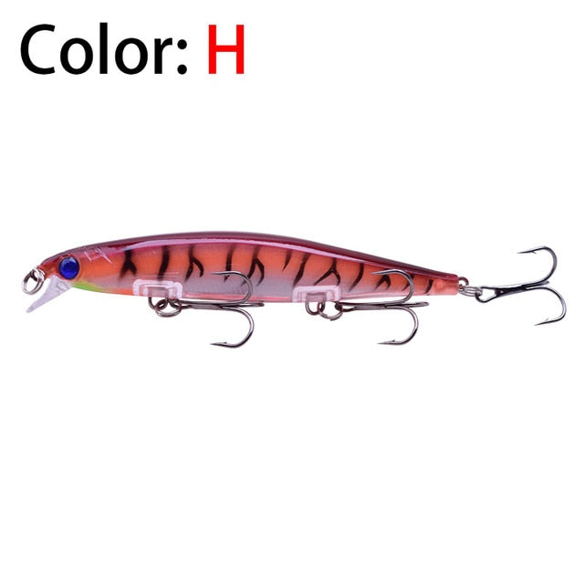 1PCS 3D Eyes Minnow Fishing Lure
