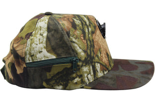 Image of Camouflage Fishing Hat With Built-In Head Lamp