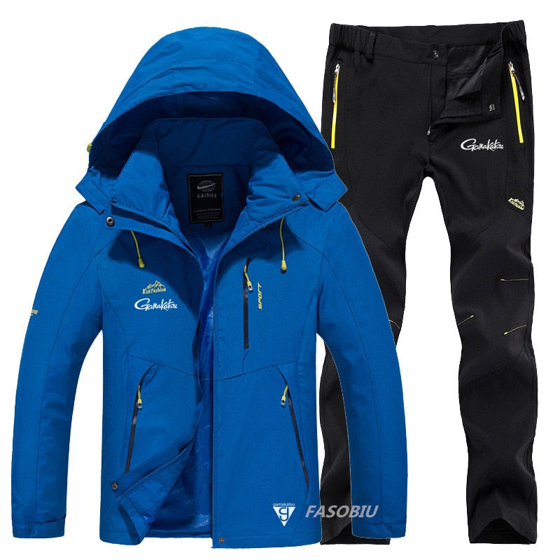 2022 New Winter Keep Warm Men Fishing Suit Breathable Fishing Jacket