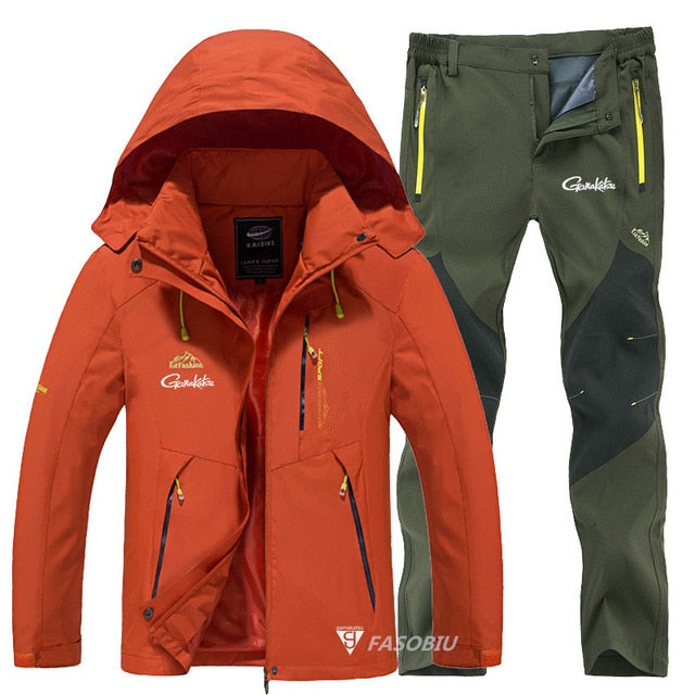 2022 New Winter Keep Warm Men Fishing Suit Breathable Fishing Jacket