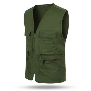 Zipper Multi-Pocket Fishing Vest