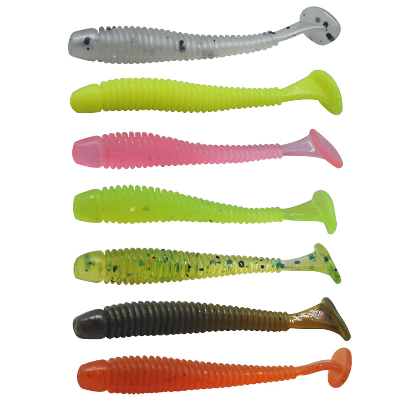 Silicone Bait Worms Fishing Lure