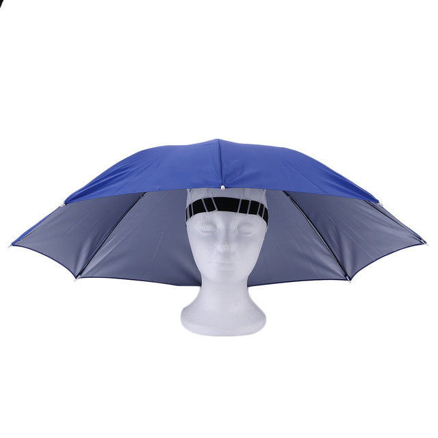 Folding Umbrella Fishing Hat
